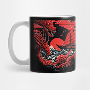 red dragon Mug